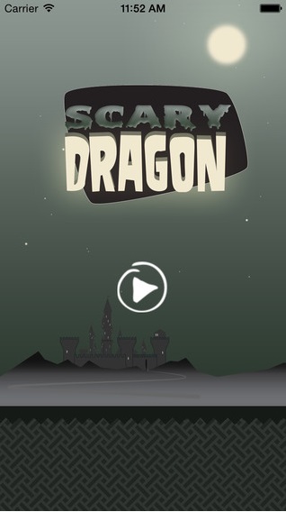 scary dragon - title screen