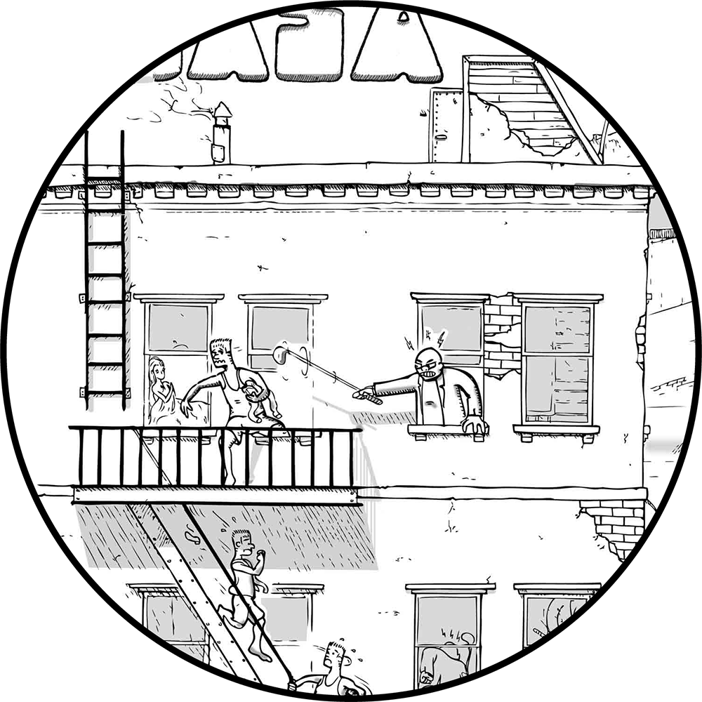 collegamento al fumetto "Tesoro, sono a casa"
